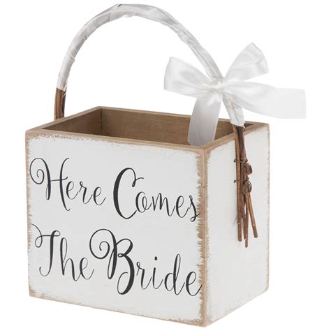 Here Comes The Bride Wood Bucket Hobby Lobby 2024911