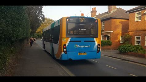 Here is the new livery stagecoach bus 27616 on the number 17 in ...