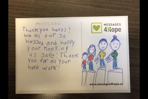 Here4Hope sends outover 10,000 postcards of kindness across …