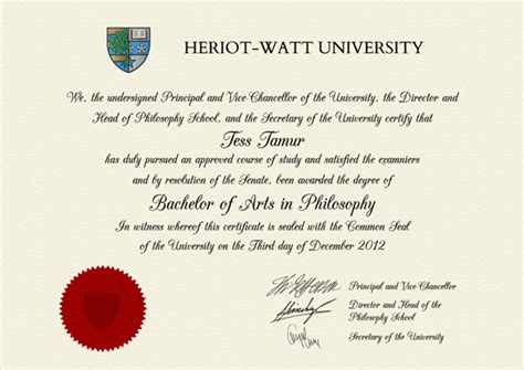 Heriot-Watt DBA DegreeInfo