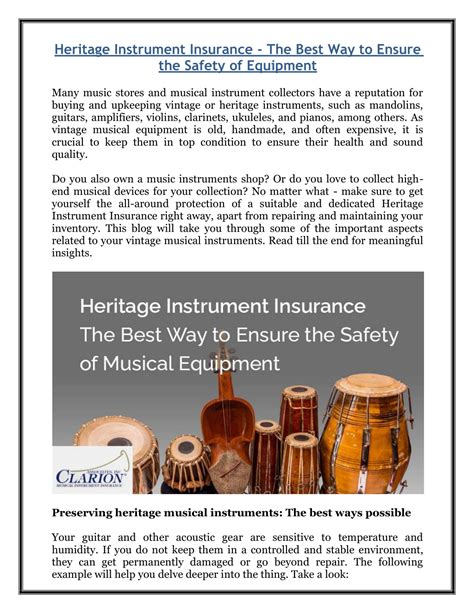 Heritage instrument insurance. Things To Know About Heritage instrument insurance. 