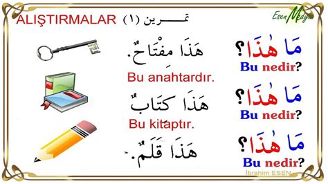 Herkes için arapça ve türkçe öğreniyorum 2 bölüm