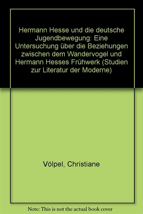 Hermann hesse und die deutsche jugendbewegung. - John deere 135 automatic owners manual.