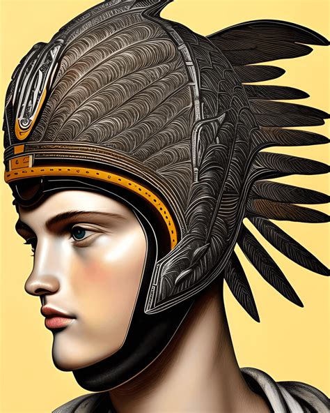 Hermes In Winged Helmet Stock Photo - Download Image Now