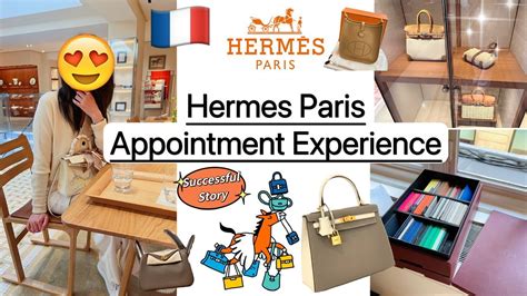 Hermes paris appointment. Aug 24, 2019 · When it comes to Hermes Faubourg Boutique in Paris, there is a new online system. Technically you need to apply for a leather bag appointment (for anything else you can just walk in). You need to apply for an appointment the day before you plan to go to the store. You head to this website between 10:30am and 6:30pm and you apply with your full ... 
