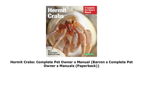 Hermit crabs barron s complete pet owner s manuals. - Service guide acer aspire 7520 7520g 7220 download.