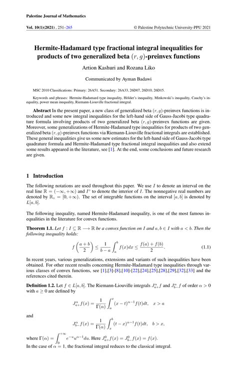Hermite Hadamard Type Fractional Integral Inequalities For Generalized Beta R G Preinvex Functions