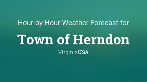 Everything you need to know about today's weather in Herndon, VA. High/Low, Precipitation Chances, Sunrise/Sunset, and today's Temperature History. . 