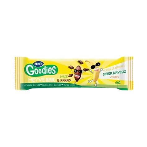 Hero Goodies Muz Kakao Meyveli Bar 30 gr Hero Baby. 