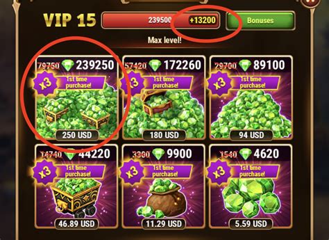 Hero wars vip points cost