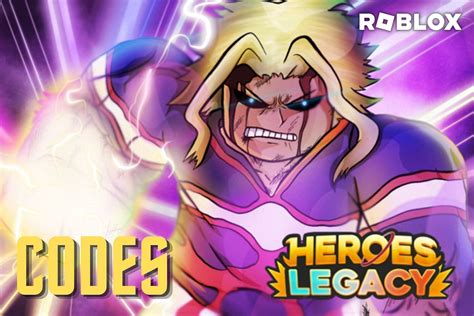 Heroes Legacy codes in Roblox Free spins and XP September 2022 