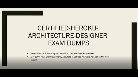Heroku-Architect Dumps