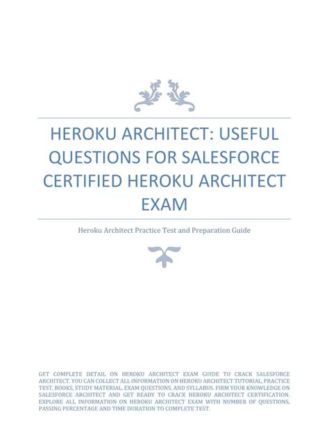 Heroku-Architect Exam Fragen