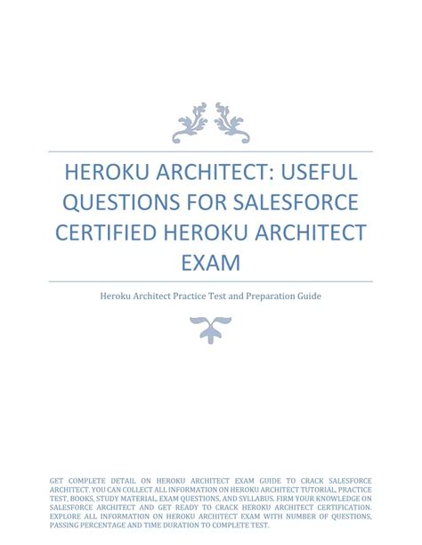 Heroku-Architect Probesfragen