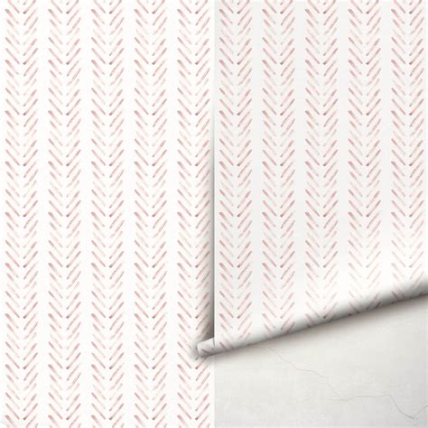 Herringbone Wallpaper Boho - Etsy