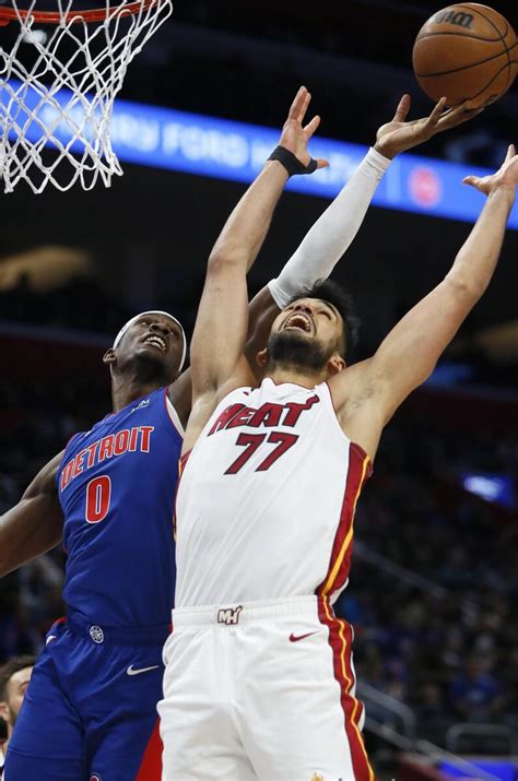Herro’s late run helps Heat come back to beat Pistons 112-100