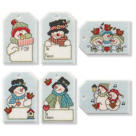 Herrschners Frosty Friends Gift Tags Counted Cross-Stitch …