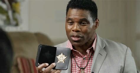 Herschel Walker uses a fake badge to dig himself a deep hole