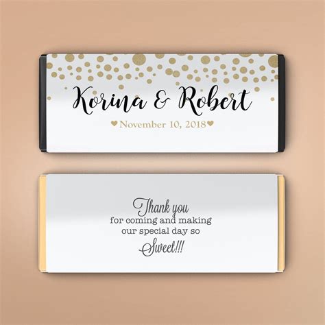 Hershey Bar Wrapper Wedding - Etsy