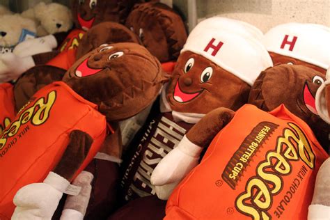 Hershey Mascot Dolls Seen in the Hershey