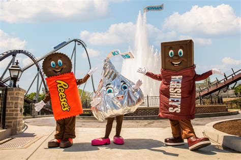 Hershey park characters. Twizzler life-sized character at Hersheypark. Skip to content. Menu. Buy Tickets View Hours ... 100 W. Hersheypark Drive, Hershey, PA 17033 Get Directions ... 