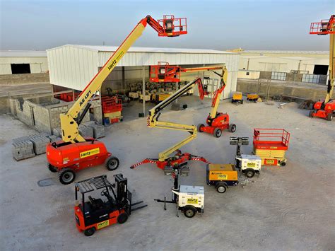 Hertz machine rental. 20 ft. Electric Scissor Lift with Power-Deck, 32 in. Wide, 405-1110. 32-in.-wide scissor lift rental fits through standard doorways and can maneuver around tight job site spaces. Battery power source is long-lasting and provides clean, quiet operation. Wheel load of 130 psi ensures that the unit stays in place. Telematics. 