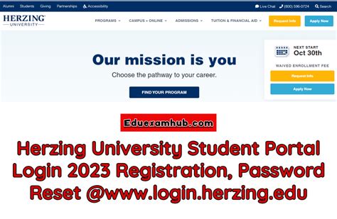 Herzing university student portal. Student Login. Required Field. U sername. P assword. Password is case sensitive. Do not include "@herzing.edu" with your Username. 