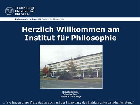 Herzlich willkommen am Institut für Philosophie