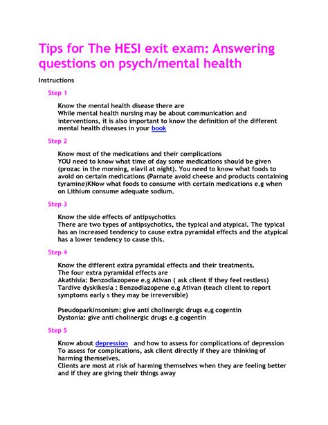 Hesi psychiatric mental health practice exam. Things To Know About Hesi psychiatric mental health practice exam. 