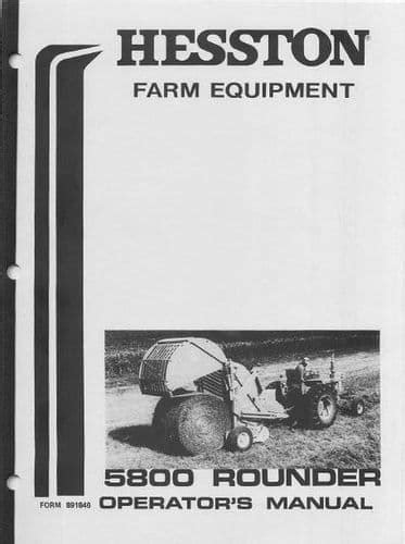 Hesston 5800 round baler operators manual. - Honda city type 2 user manual.