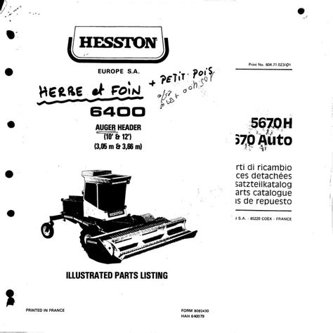Hesston parts. May 10, 2020 / The Prairie Star. Hesston by Massey Ferguson, an industry-leading haying equipment brand from AGCO, recently introduced the Bale Link app, a revolutionary new virtual application, which allows producers to track large square bales from the field to the stack and beyond. see more in the news. 
