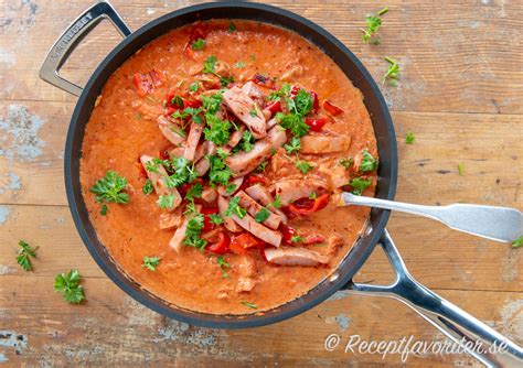 Het Stroganoff med falukorv - receptfavoriter