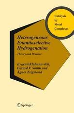 Heterogeneous Enantioselective Hydrogenation Theory And Practice 1st Edition