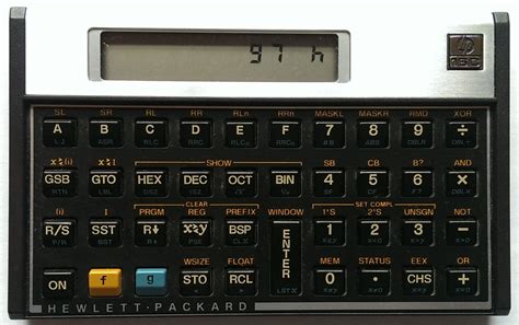 Hewlett Packard Hp 16c Programmers Calculator Hex Octal Binary Programmable