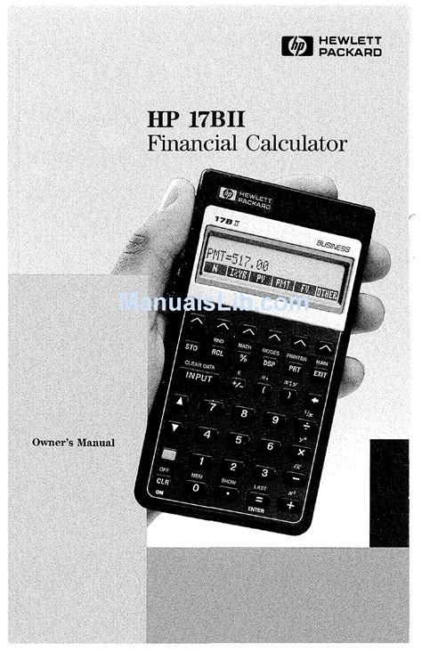 Hewlett packard hp 17bii owners manual. - Doing social media so it matters a librarianaposs guide.