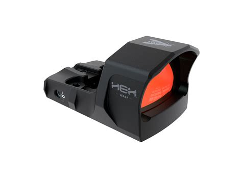 The HEX Wasp micro red dot features an always-on 3.5 MOA dot that auto-adjusts for ambient lighting conditions. The Wasp is a compact 3.5 MOA red dot that is a perfect fit on the Hellcat, and it features the “Springfield Micro” footprint (compatible with the Shield RMSc footprint). The IPX7 waterproof optic featured a rugged 6061 T6 Hardcoat …. 