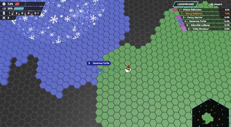 This game requires skill and timing in order to come out victorious. Capture 20% of the hexagonal tiles to become the Hexanaut and win! To learn more about Hexanaut, check out our Coolmath Games blog for some Hexanaut strategies. Another one of the most beloved battle royale games on our site is Powerline.io.
