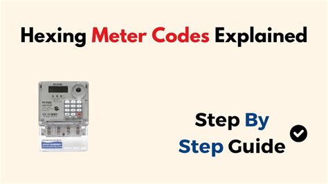 Hexing meter codes for 3 phase.  Learn about its features, installation, and ope...