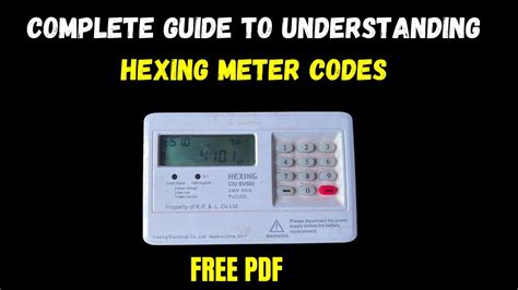 Hexing meter reset code.  Each of the codes can be used to perform a particular Feb 1...