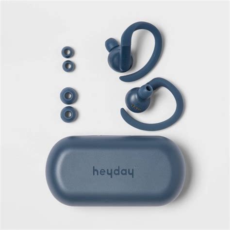 Heyday wireless earbuds instructions. Wireless earbuds with active noise-cancelling technology block out the background noise. Battery life with the case of up to 20 hours enables a seamless listening experience. Each charge offers playback time of up to 4.5 - 6 hours (ANC on-off) Includes earbuds with a buds charging case, charging wire for the case, and extra in-ear silicone tips. 