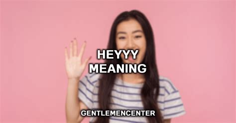 The meaning of HEY is —used especially to call attention or to express interrogation, surprise, or exultation. How to use hey in a sentence.. 