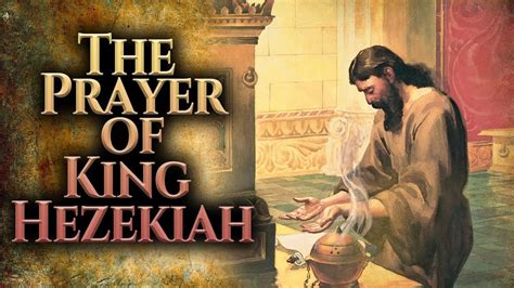 Hezekiah prayer in the bible