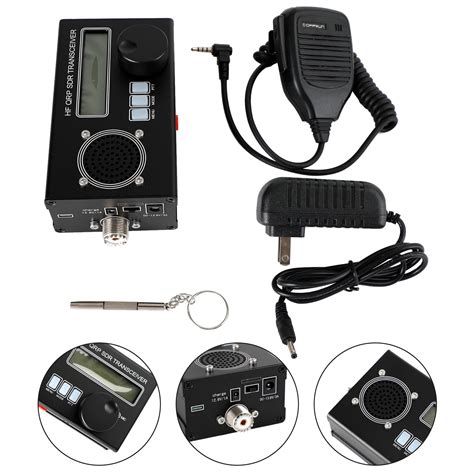 Hf mobile transceiver. 8 Vdc Transceiver Input Voltage, Hand Microphone Inclu...