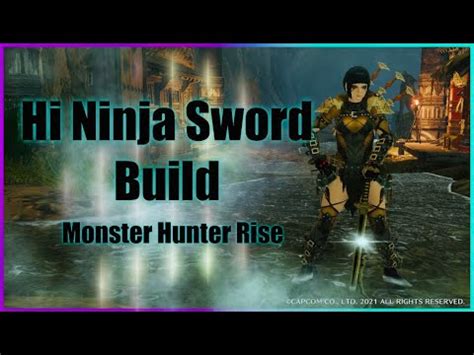 Hi ninja sword build. Ninja Sword. I don’t know what kind of joke this is. Please tell me it might be viable it looks amazing. Capcom: “I’ve had enough. I’ll make you play SnS by force.”. My favorite thing about this weapon isn't the 100% affinity, the high raw, or the green sharpness that stretches all the way across the country. 