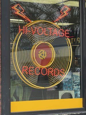 Hi voltage records. Tacoma, Washington's best record store and book store. Thousands of new and used vinyl and new books all under one roof. We also sell CDs, DVDs, cassettes, greeting cards, t-shirts, stickers, and other apparel. 