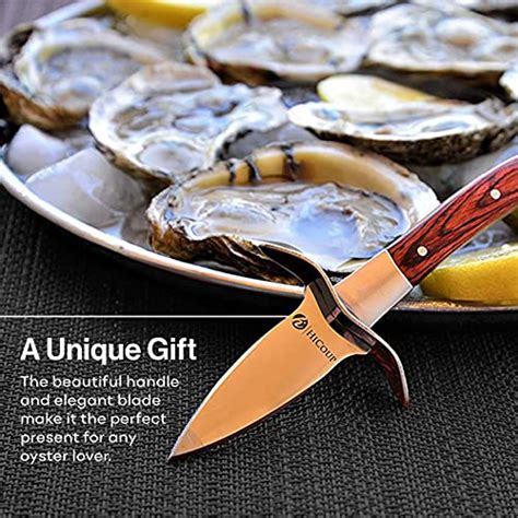 HiCoup Oyster Shucking Knife and Glove Kit - Clam and Oyster …