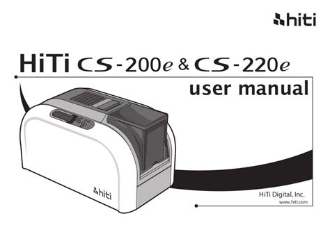 HiTi CS-200e User Manual - ManualMachine.com