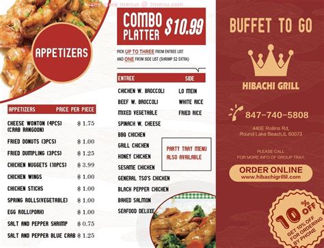 Hibachi Grill and Supreme Buffet Delivery Menu Order Online