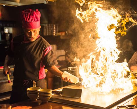 Hibachi cook in front of you. Things To Know About Hibachi cook in front of you. 