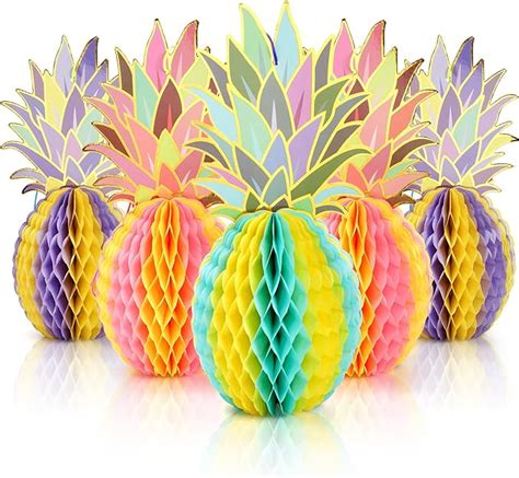 Hiceeden 12 Pack Pineapple Party Centerpieces, Tropical Pineapple …